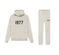 1977 wheat color hoodie + leggings sweatpants