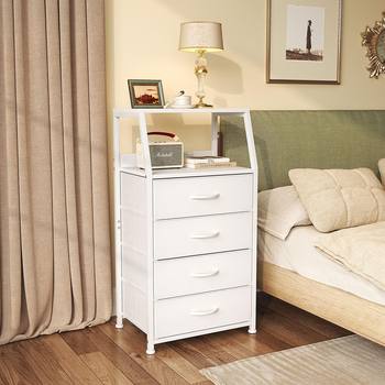 Nordic Style Non-Woven Drawer Cabinet Storage Cabinet Household Bedroom Storage Cabinet Simple Modern Drawer Side Cabinet