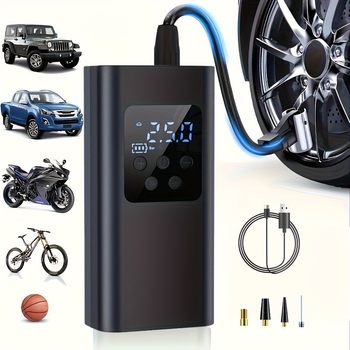 Vehicle-mounted air pump wireless digital display intelligent tire air pump tire pressure detection air pump portable cross-border