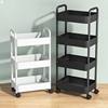 Storage Trolley Multi-Layer Movable Bathroom Toilet Storage Kitchen Living Room Snack Rack Bedroom Storage Rack