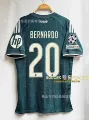 2627 real madrid away custom jersey #20 with champions league armband