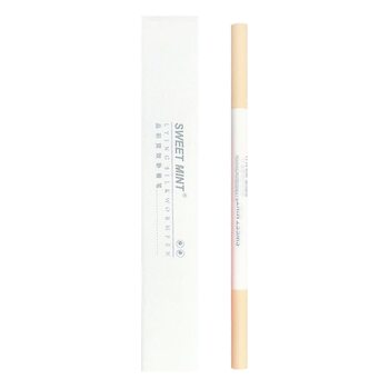 Crystal color double-headed lying silkworm pen lazy eye makeup lying silkworm pen dual-purpose double-headed non-smudging ultra-fine eyeliner pen
