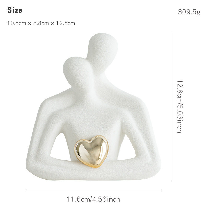 简尔美手作陶瓷婚书艺术摆件新婚纪念永久收藏礼物创意家居装饰品