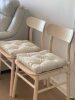 Pure Cotton Dining Chair Cushion Office Sedentary Ass Cushion Breathable Cushion Bay Window Cushion Sofa Cushion Two Pieces Free Shipping