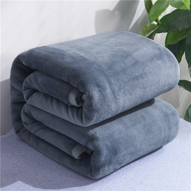 Source Wholesale Milk Velvet Gift Blanket Air-Conditioned Nap Blanket Cross-Border Foreign Trade Thickened Sofa Cover Blanket French Velvet Blanket