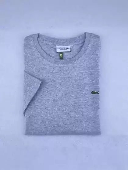 2025 Popular Embroidered Fish Logo Cross-Border Summer Men's Thin Short-Sleeved Round Neck Loose T-Shirt Casual Short-Sleeved