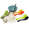 Colored melamine spoon plastic soup spoon small rice spoon imitation porcelain spoon soup key ramen Spoon restaurant hotel commercial wholesale
