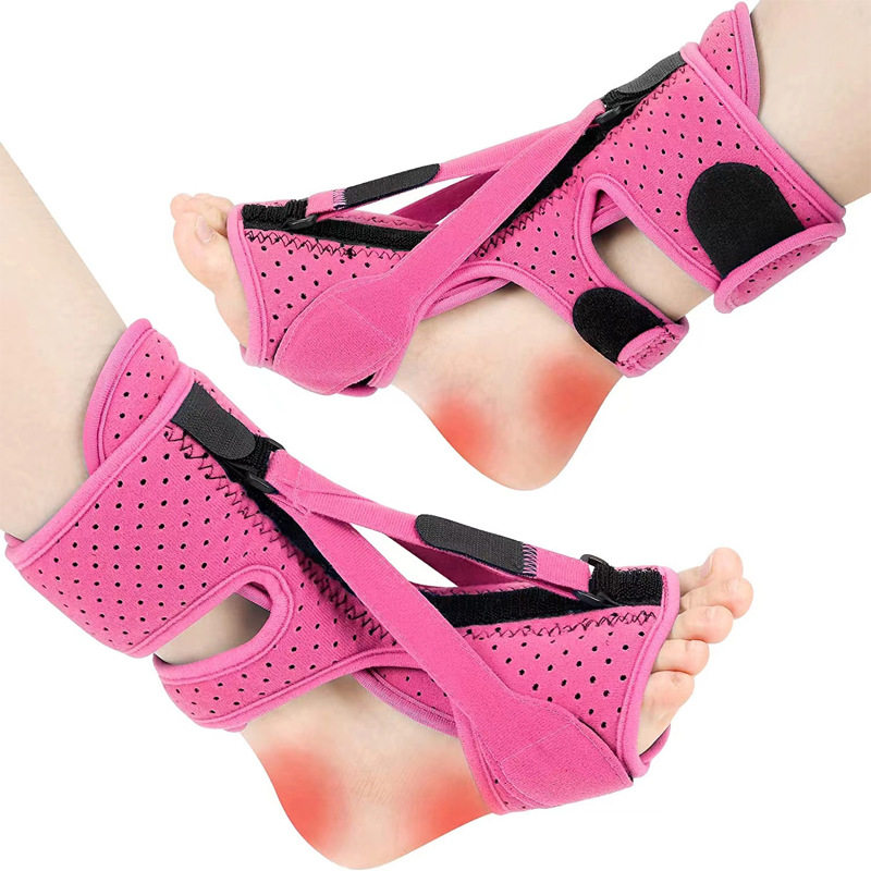 Cross-Border Amazon New Model Three-Pull Foot Brace Plantar Fascia Night Splint Ankle Fixation Brace Orthopedic Corrector