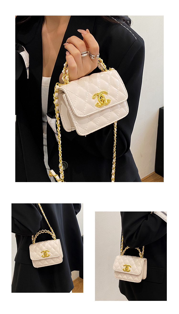 Light Luxury Quilted Women's Bag New Mini Armpit Bag Chain Fashion Shoulder Crossbody Bag Handbag Small Square Bag 12 O1CN01T6kwkv1q1Hfv83103 !!2219787655435 0 cib