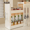 Countertop Pull-Out Storage Rack Narrow Dust-Proof Iron Storage Rack Spice Organizer New Kitchen Spice Rack
