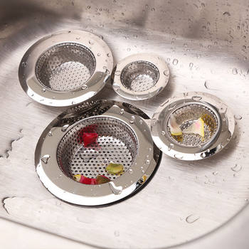 Stainless Steel Kitchen Sink Sewer Filter Screen Pool Floor Drain Filter Screen Vegetable Wash Basin Anti-blocking Screen