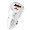 Car Charger Super Fast Charging Qc3.0+Pd45W Car Cigarette Lighter Fast Charging One for Two Car Charger High Power