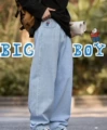 Light blue trousers