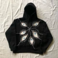Embroidered eyes (black)