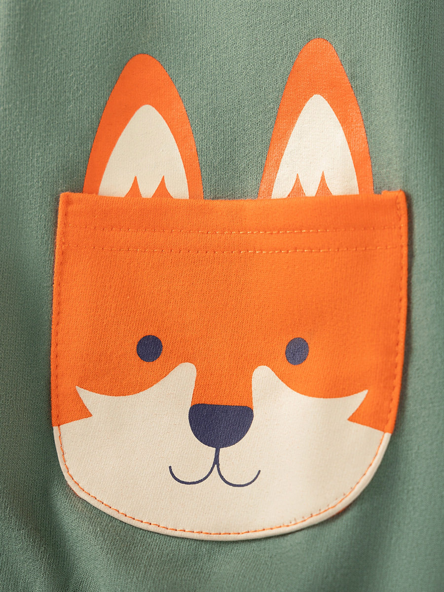 Boys' Jacket, Autumn Cartoon Hooded Kids' Hoodie, Cute Baby Top