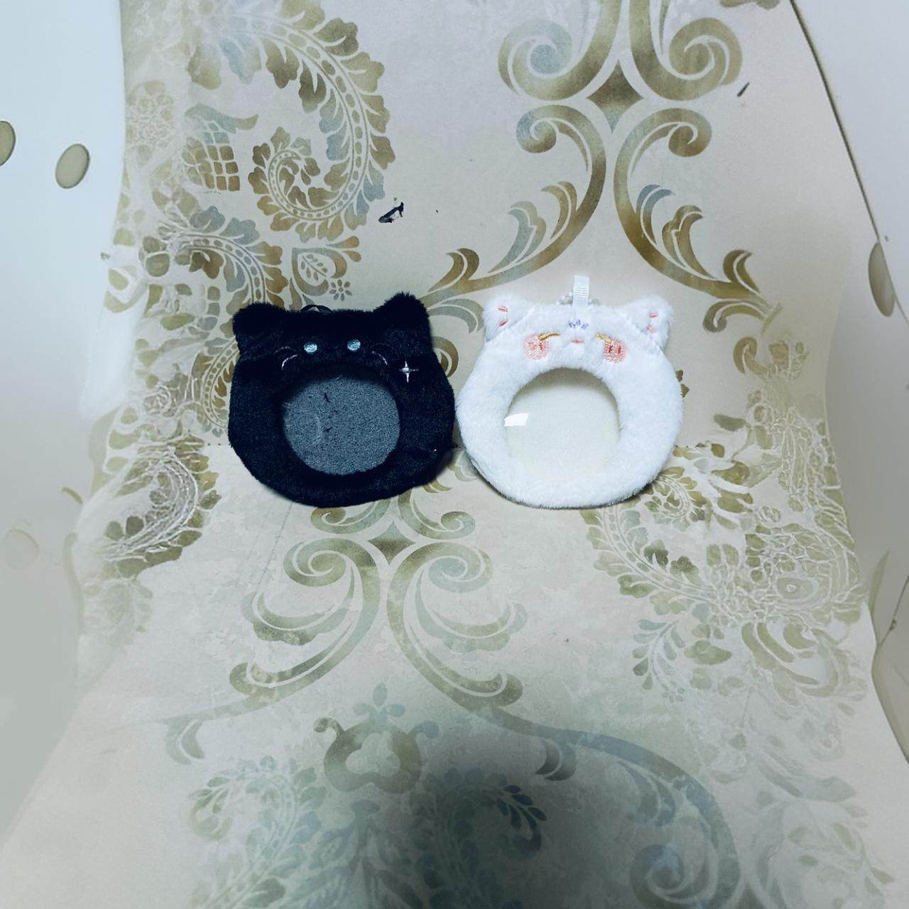 Meow Fox Fox Plush Meow Bag Pendant Small Pain Card Bag Transparent Card Case Display Bag Campus Card Case