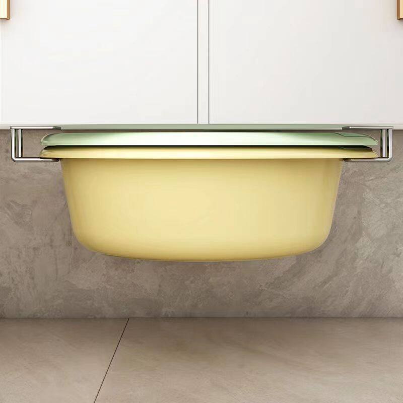 Bathroom Cabinet lower washbasin rack bathroom washstand bottom washbasin hanging storage rack hanging wall-mounted