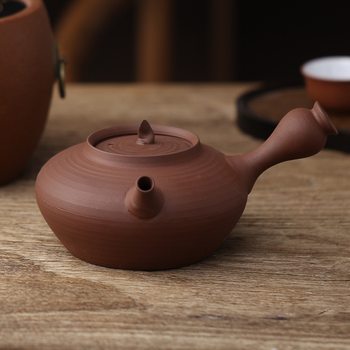 Chaozhou Red Mud Sand Side Kettle Hand Urgent Pot Carbon Stove Electric Ceramic Stove Boiling Teapot Chaoshan Kung Fu Tea Set