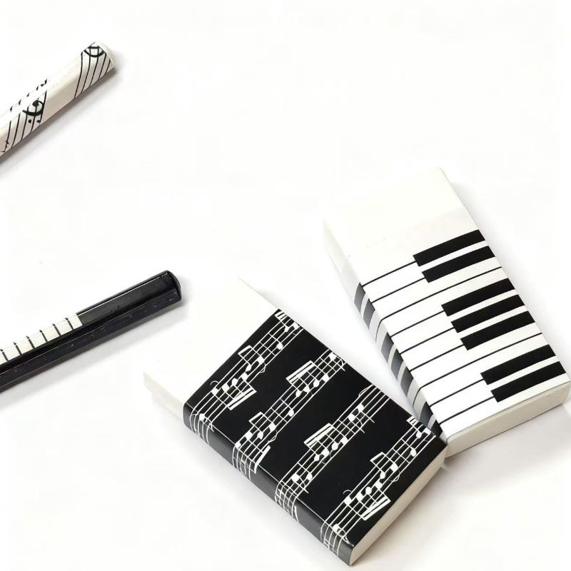 Music Piano Eraser Staff Keyboard Pattern Eraser