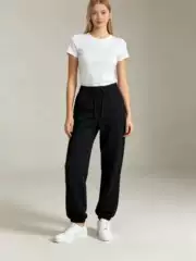 Al* Jogger Pants with Cuffs, Sports Fitness Casual Comfortable Versatile Pants, Fleece-Lined Style for Men and Women