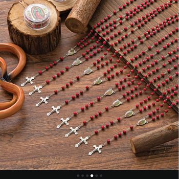 Foreign trade hot-selling classic boxed octagonal perfume beads rosary necklace