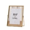 Cross-border metal photo frame polo photo table 6 inch 78 inch calligraphy calligraphy painting frame dried flower decoration
