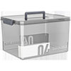 Transparent Storage Box Household Plastic Storage Box Book Snack Clothes Large Box Toy Storage Lego Storage Box