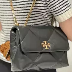 Small Fragrant Style Chain tb Handbag Women's 2024 New Cloud Bag Work Clothing Genuine Leather Single Shoulder Crossbody Small Square Bag