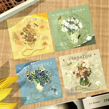 Hua Yu Series Bookmark Classical Chinese Style Wenchuang Flower Bundle Metal Brass Bookmark Festival Gift for Teachers and Students