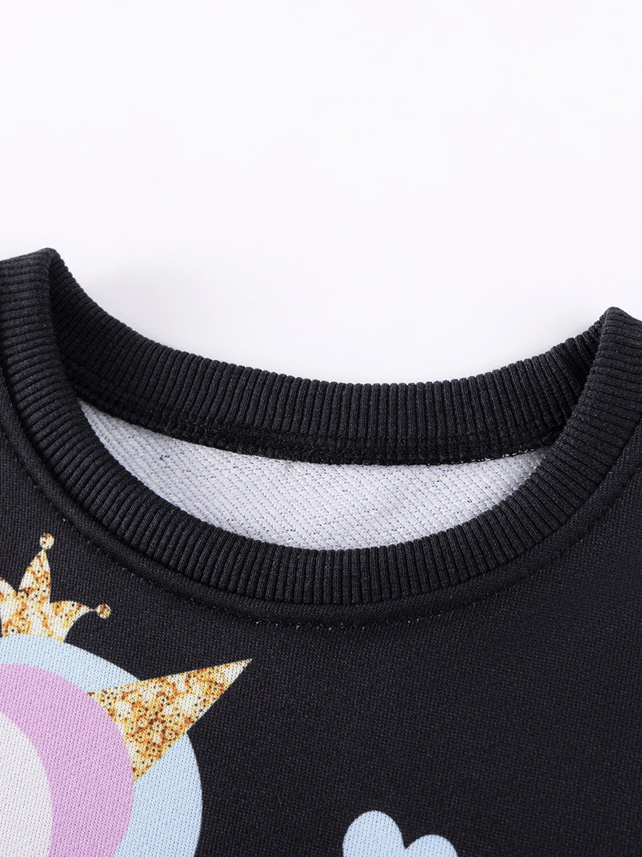 Abito bambine cartone animato, abito bambini carino autunno, abito principessa stile