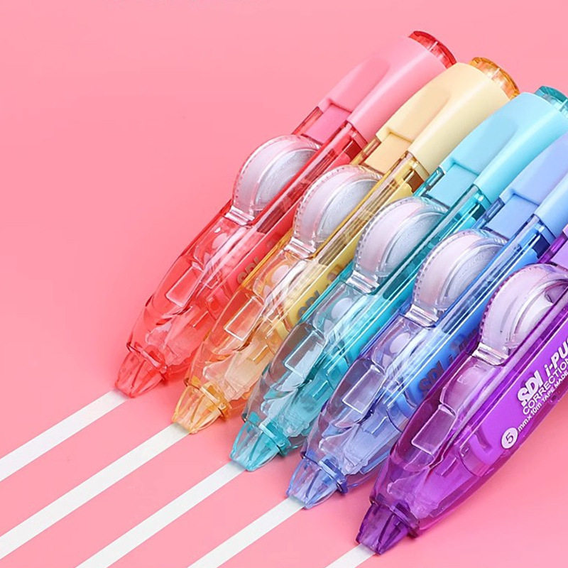 Sdi Correction Tape for Students with Large Capacity, High Appearance Value, 12m Imported Core Multifunctional Correction Tape