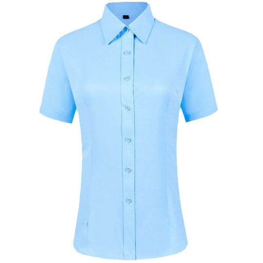 Custom business men's short-sleeved shirt men's business overalls non-ironing women's inch shirt white custom shirt wholesale