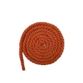 Orange thick hemp rope (no head) + orange semi-circular shoelaces