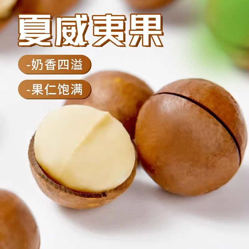 Macadamia Nut Creamy Large Thin-Skinned Nut Snacks 500g Dried Macadamia Nuts 5kg Bulk New Year Goods