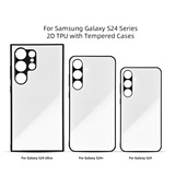 Чехол для мобильного телефона Samsung серии S24 со стеклом S24PLUS с термопереносом и расходными материалами TPU+PCS24ULTRA blank