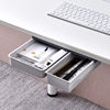 Computer under Desk Drawer Invisible Storage Box Office Desktop Organizer Dormitory Stationery Makeup Storage Drawer