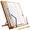 Wooden reading stand bookshelf Calligraphy copybook copybook student multi-functional reading book reading book flip book adjustable power saving