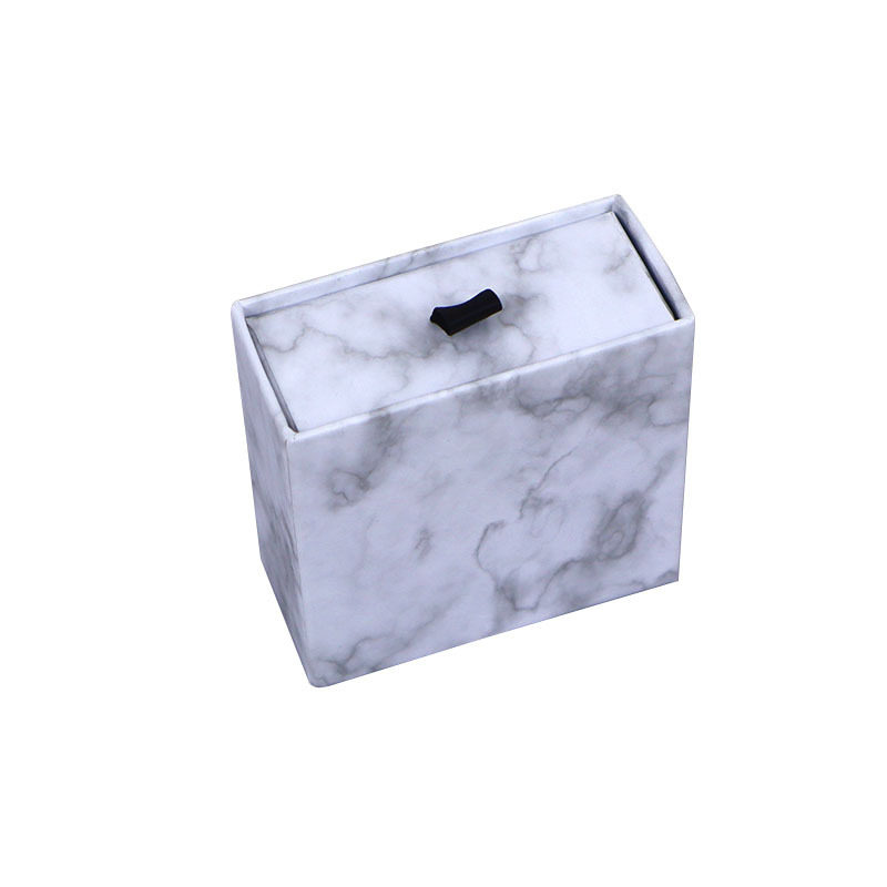 Ing Style Exquisite Gift Jewelry Box Necklace Jewelry Packaging Box High-End Marble Drawer Storage Box