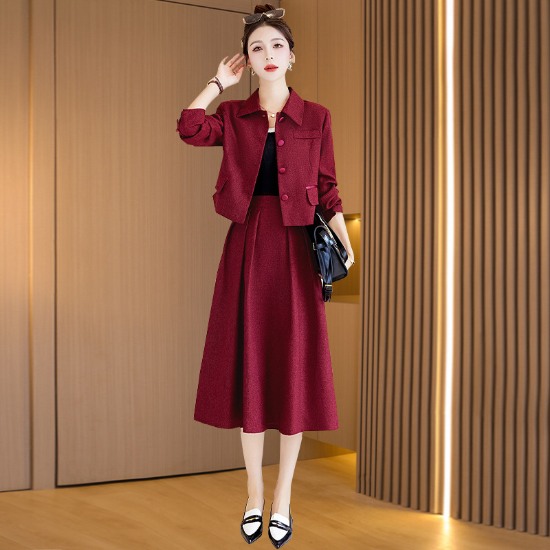 (Mới) Mã L3482 Giá 2020K: Đồ Bộ Nữ Wotdyi Cả Bộ 2 Món Hàng Mùa Xuân Thu Đông Trung Niên Dùng Trong Lễ Cưới Thời Trang Nữ Ngày Cưới Chất Liệu G05 Sản Phẩm Mới, (Miễn Phí Vận Chuyển Toàn Quốc).