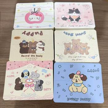 10X15 Flat Pocket Cute Animal Card Holder Folding Plaster Doll Packaging Material Stall DIY Jewelry Card Paper