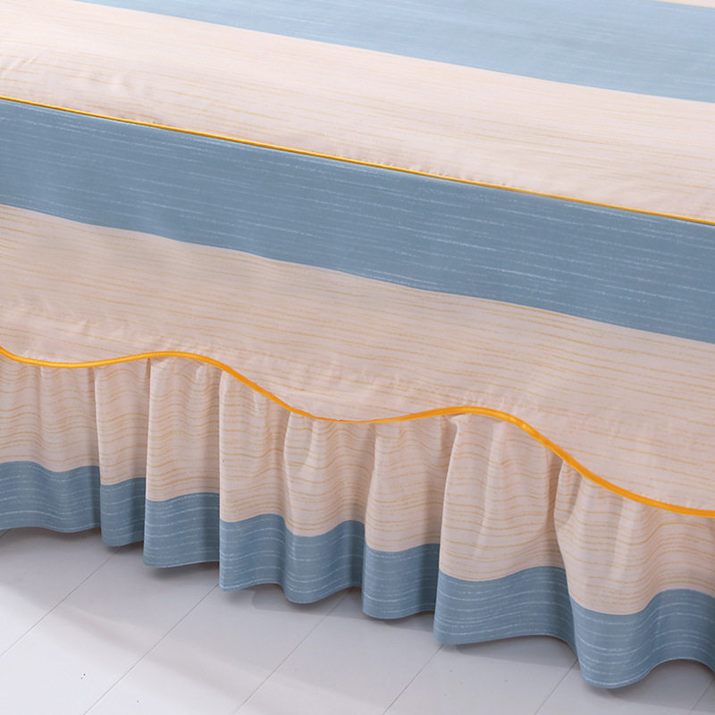 Low Price Wholesale Bed Skirt Four-piece Set Plant Cashmere Three-piece Princess Style Household Korean Style Bedding Hair