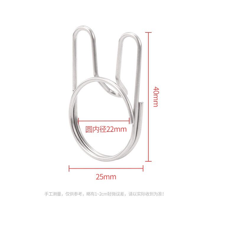 Clothes rope windproof stainless steel fixed buckle clothes hanger non-slip hook clothes rope wire rope iron wire clip