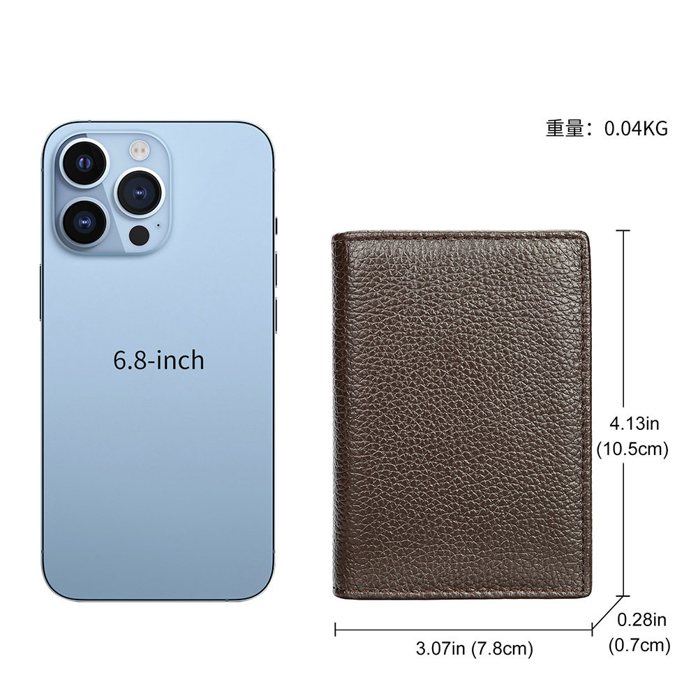 First layer cowhide new anti-theft credit card holder genuine leather card holder card case business card holder multi-card card holder wallet