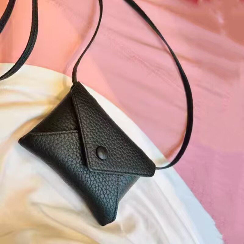 2025 Korean Style Mini Hanging Neck Envelope Bag Waist Series Card Bag Small Waist Bag Red Envelope Coin Purse Key Bag
