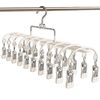 25 New Multi-Clip Sock Drying Racks Stainless Steel Household Balcony Drying Intimates Windproof Hangers Baby Socks