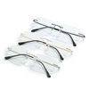 Men's Ultra Light Rimless Glasses Frame Wholesale Myopia Glasses Frame Square Glasses Finished Glasses with Speed Myopia Cut Edge
