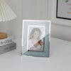 Modern Simple Photo Frame Portable Picture Frame Landscape Photo Frame Bedroom Decorative Ornaments Crystal Glass Photo Frame Wholesale