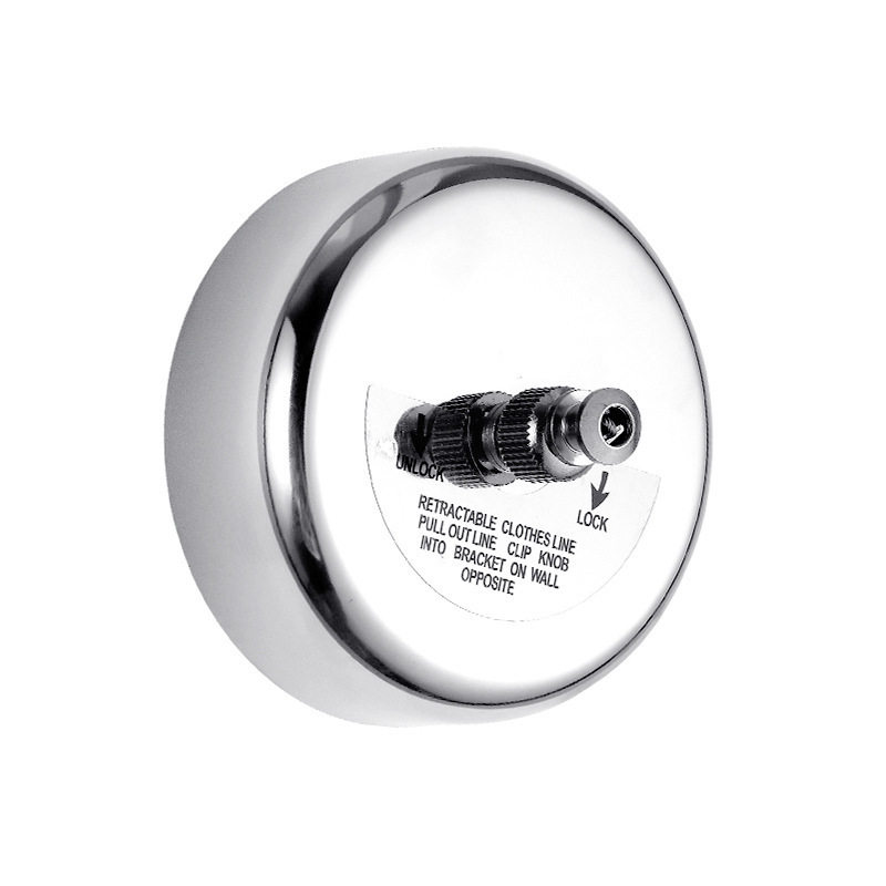 Hotel Invisible Punch-Free Clothesline Indoor Retractable Outdoor Nylon Clothesline Stainless Steel Wire Clothesline