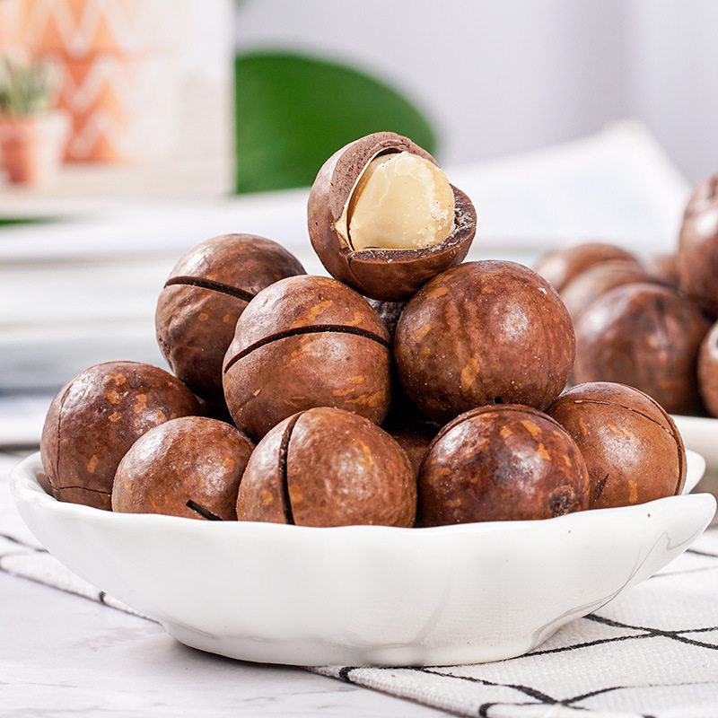 Macadamia Nuts Casual Snacks Large Particles Macadamia Nuts Creamy Original Nuts Dried Fruits Wholesale Dropshipping