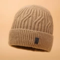 Deer logo men's hat -khaki